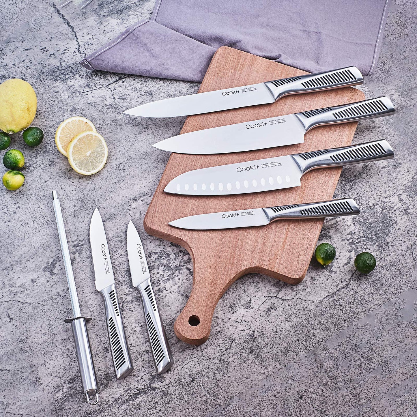 CulinaryCraft™ Deluxe 15-Piece Knife Set